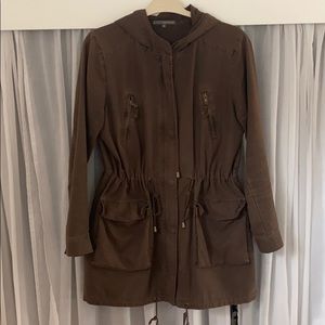Olive Long Length Light Jacket